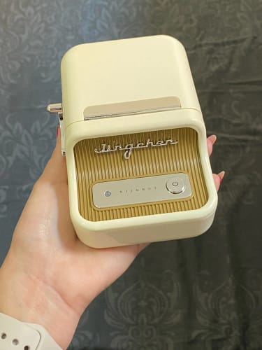 Customer photo review of B21 Bluetooth Thermal Label Printer, Efficient for Home, Office, Business