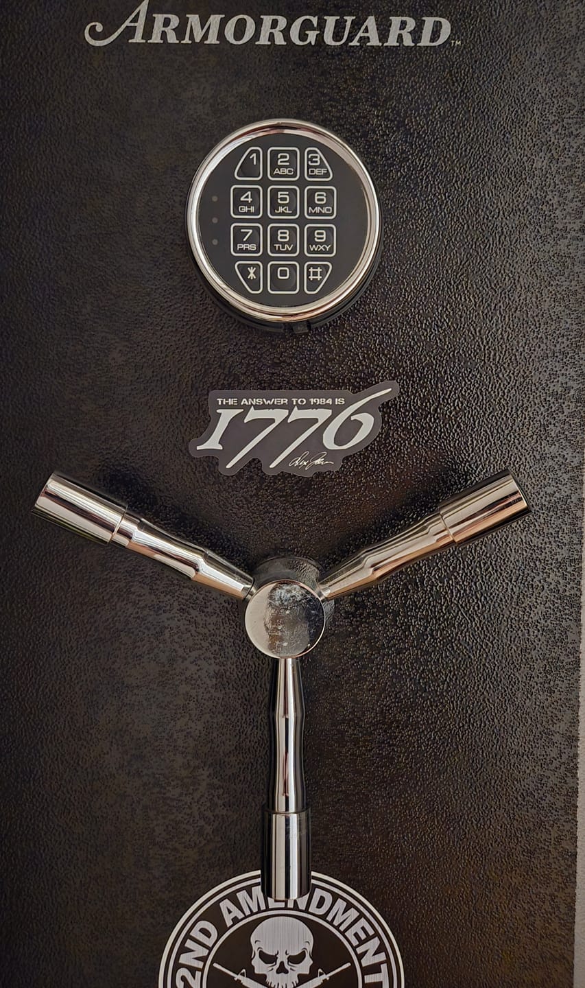 Customer photo review of The Answer to 1984 Decal