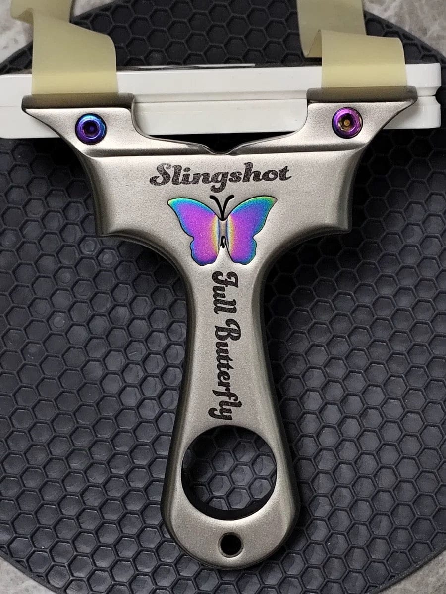 Customer photo review of Butterfly Hunting Slingshot