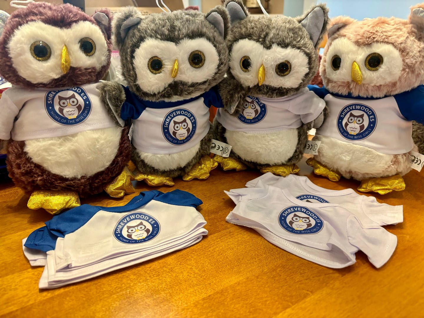 Customer photo review of CUSTOM Stuffed Animal T-SHIRT, Fits 8 Inch Stuffed Animals, Personalized Photo and Text Shirt
