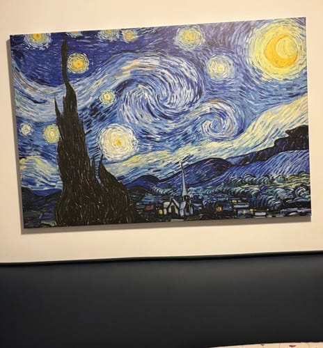 Customer photo review of Starry Night, Vincent Van Gogh