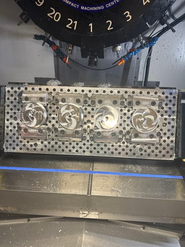 Customer photo review of Mod Vise Aluminum Soft Jaws (1 pair)