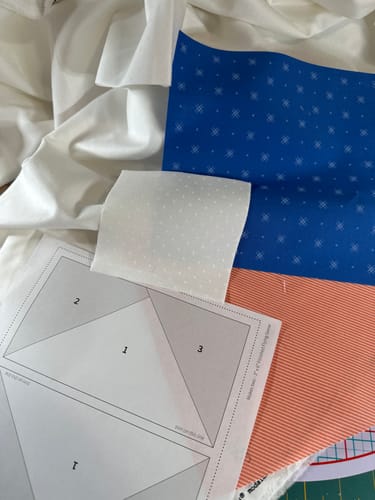 Customer photo review of Twinkle Basic Dot Star White on White Yardage for Moda - 24106 42 - PRICE PER 1/2 YARD