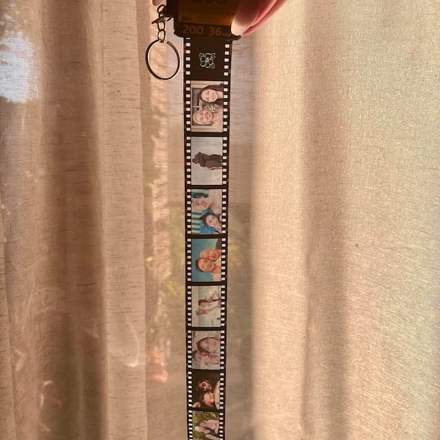 Customer photo review of Custom Drive Safe Film Roll Keychain For Your Love