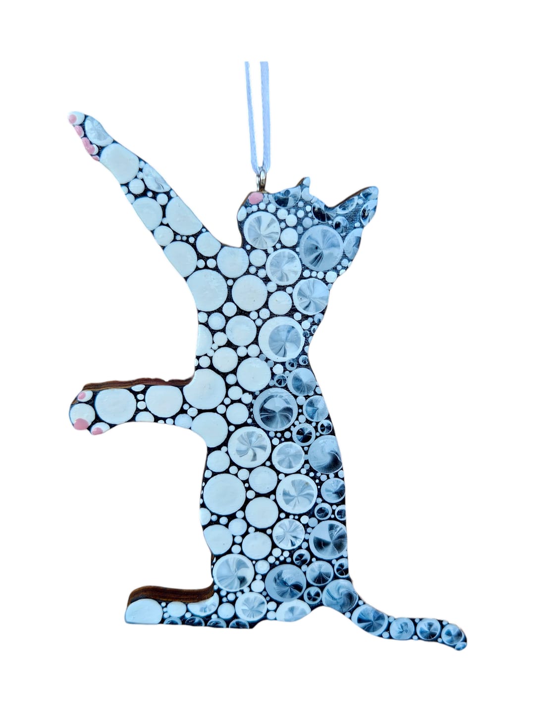 Customer photo review of Unfinished Wood Playing Cat Shape - Craft - up to 36"