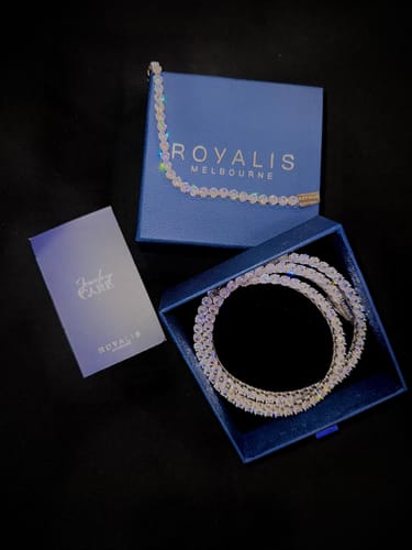 Customer photo review of Tennis Set (White Gold) 5mm Set