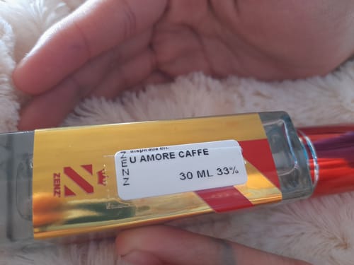 Customer photo review of Perfume Tendencia U AMORE CAFFE NUEVO AGOSTO 2024 zenz