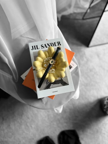 Customer photo review of Oval Halo Diamond Watch