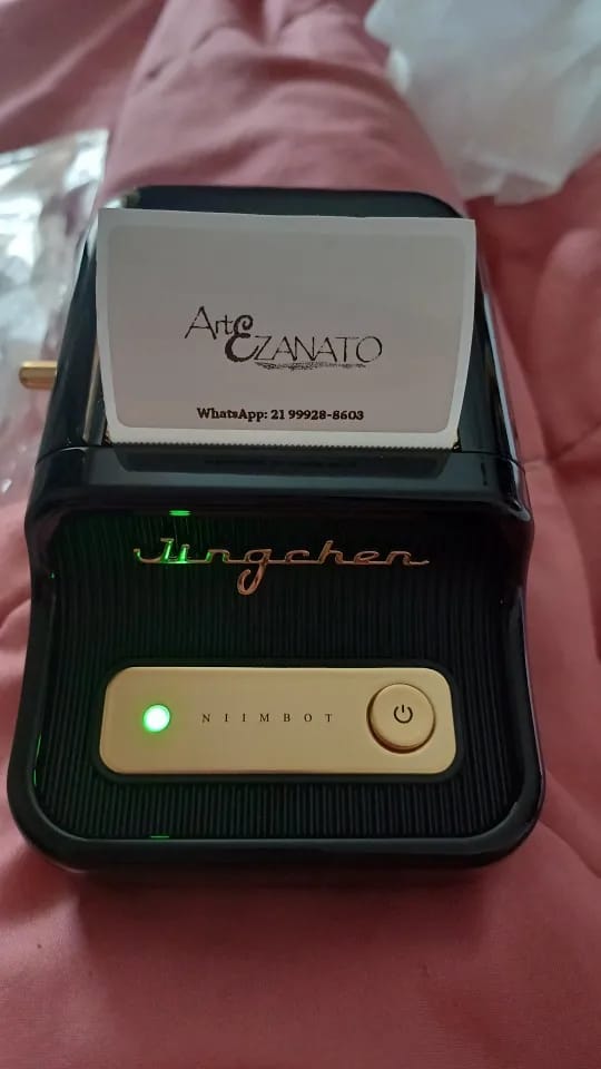 Customer photo review of B21 Bluetooth Thermal Label Printer, Efficient for Home, Office, Business