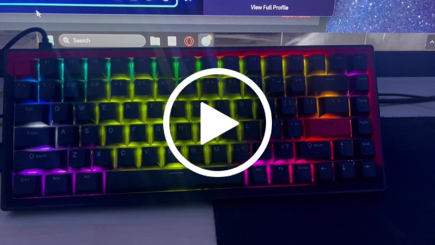Customer video review of DrunkDeer G75 Wired Actuation Distance Adjustable Magnetic Switch Keyboard