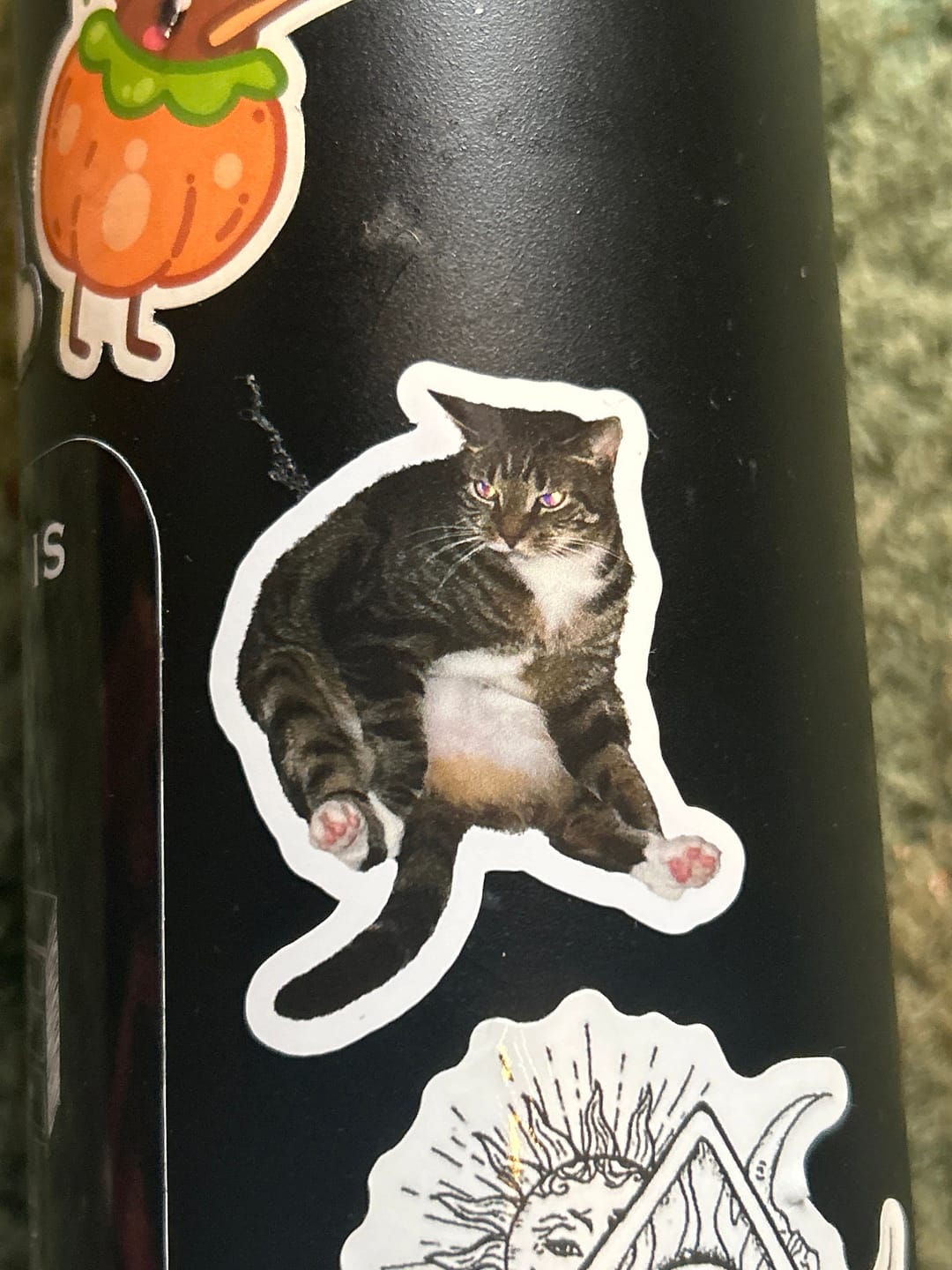 Customer photo review of CUSTOM PHOTO STICKER, Personalized Stickers, Pet Sticker, Laptop Sticker, Tumbler Sticker, Memorial Sticker, Water Bottle Sticker