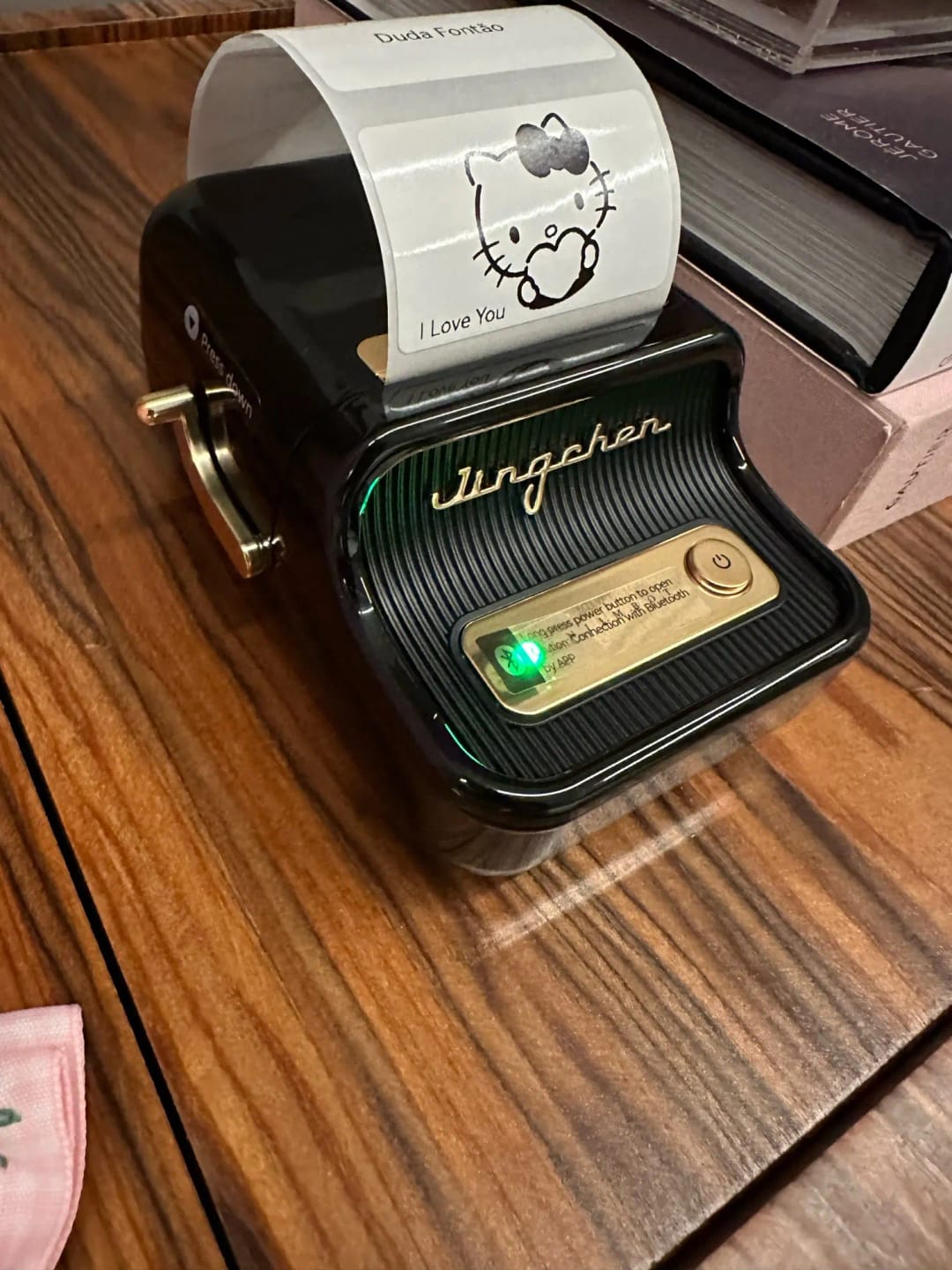 Customer photo review of B21 Bluetooth Thermal Label Printer, Efficient for Home, Office, Business