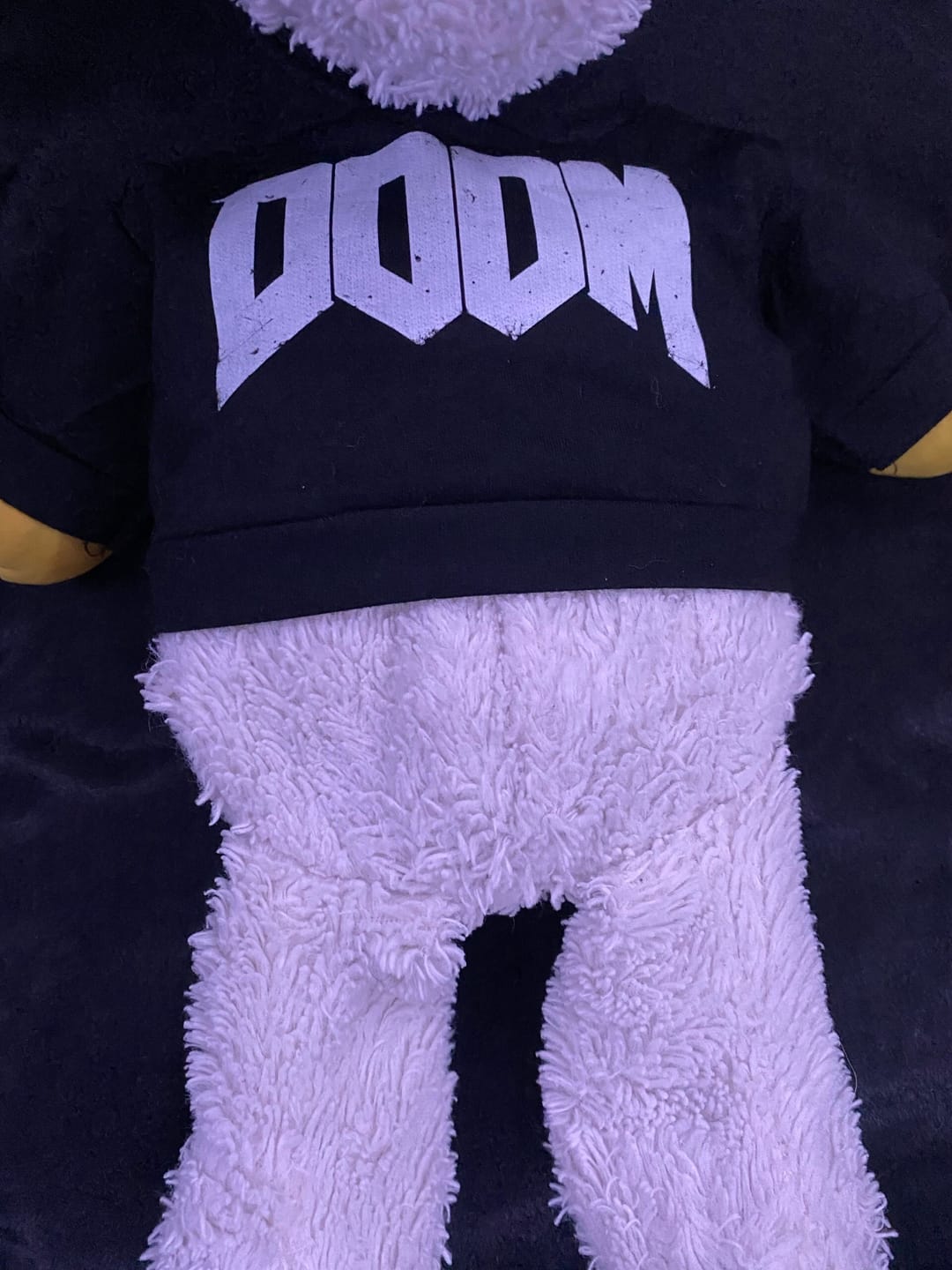 Customer photo review of CUSTOM Plushie HOODIE | Fits BAB and 14 to 16 Inch Stuffed Animals | Teddy Bear Outfit | Plushie Clothing