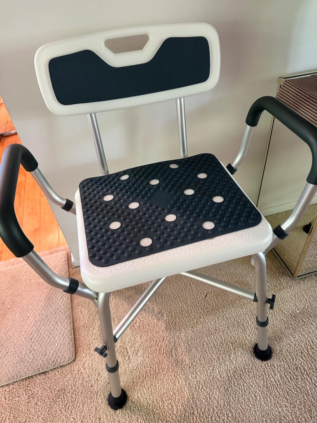 Customer photo review of Shower Chair (450lb)