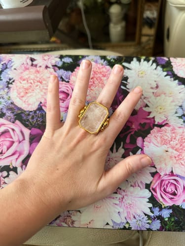 Customer photo review of Marique French Vintage Crystal Ring