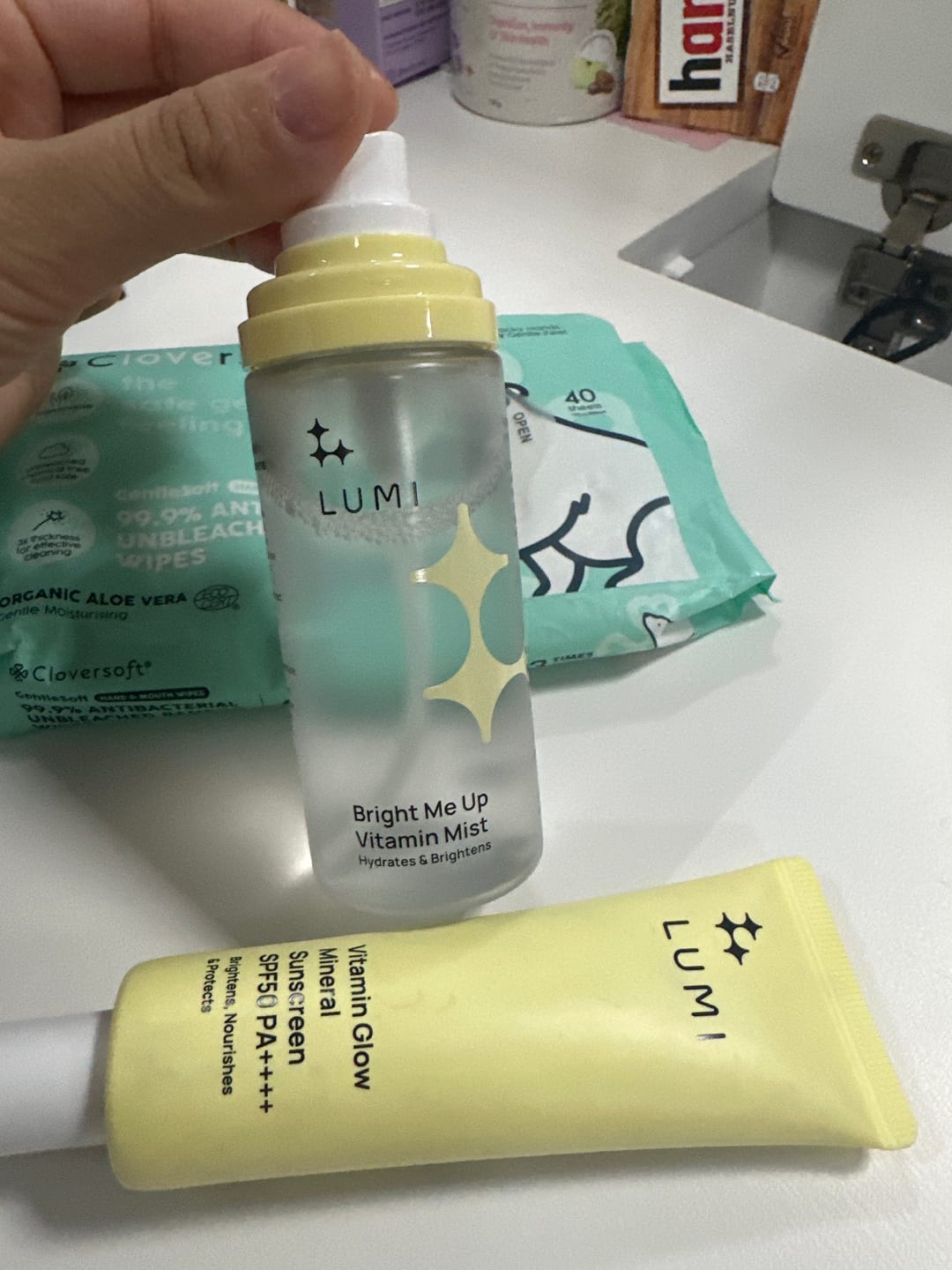Customer photo review of Bright Me Up Vitamin Mist