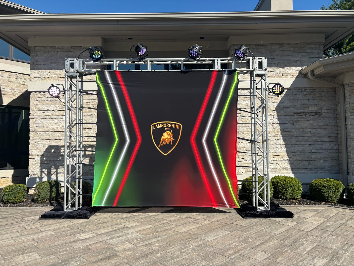 Customer photo review of Photo Backdrop