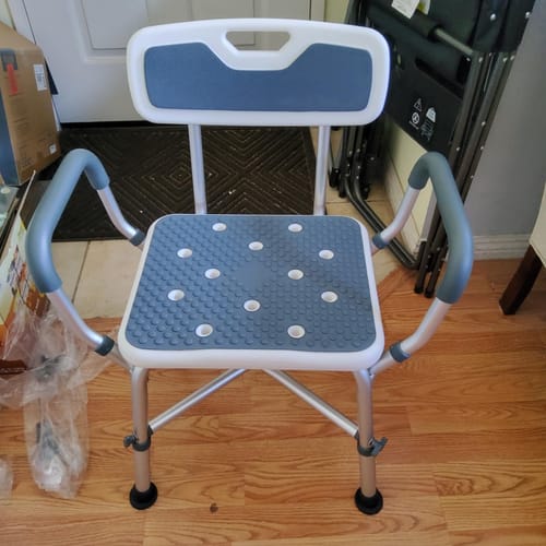 Customer photo review of Shower Chair (450lb)