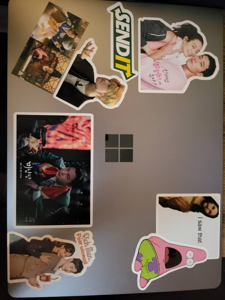 Customer photo review of CUSTOM PHOTO STICKER, Personalized Stickers, Pet Sticker, Laptop Sticker, Tumbler Sticker, Memorial Sticker, Water Bottle Sticker