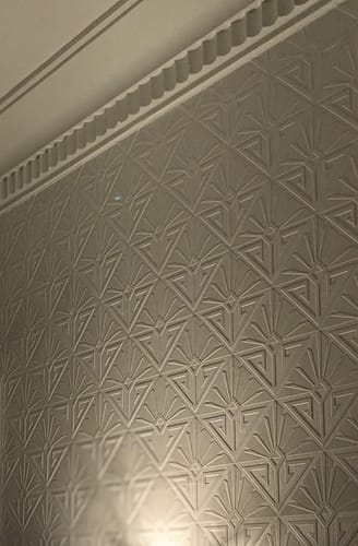 Customer photo review of Deco Paradiso - Anaglypta Wallpaper