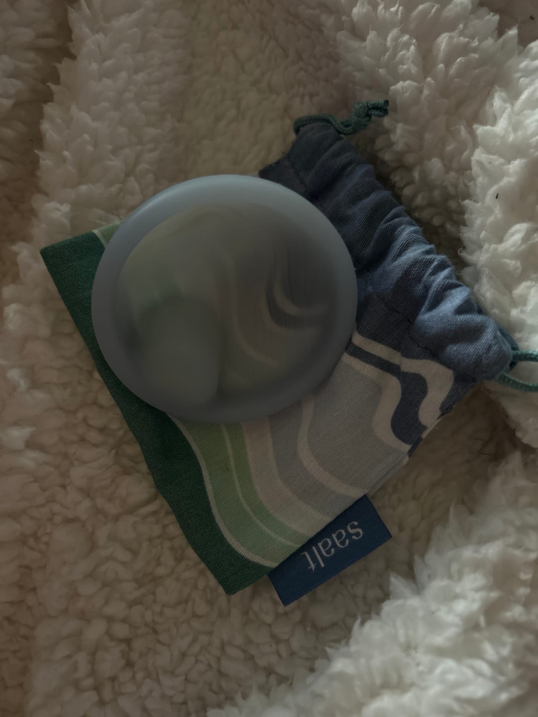 Customer photo review of Saalt Menstrual Disc