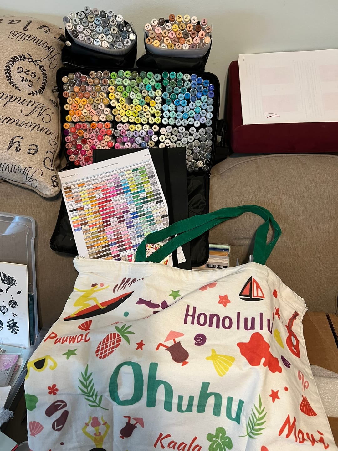 Customer photo review of Ohuhu Honolulu Colorless Blender Marker - Pack of 6