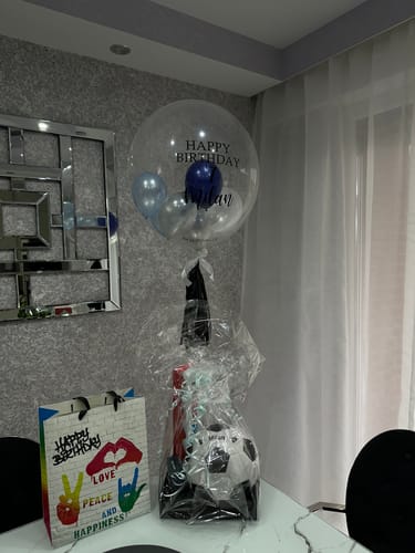 Customer photo review of Blue Marine Designer Ballon