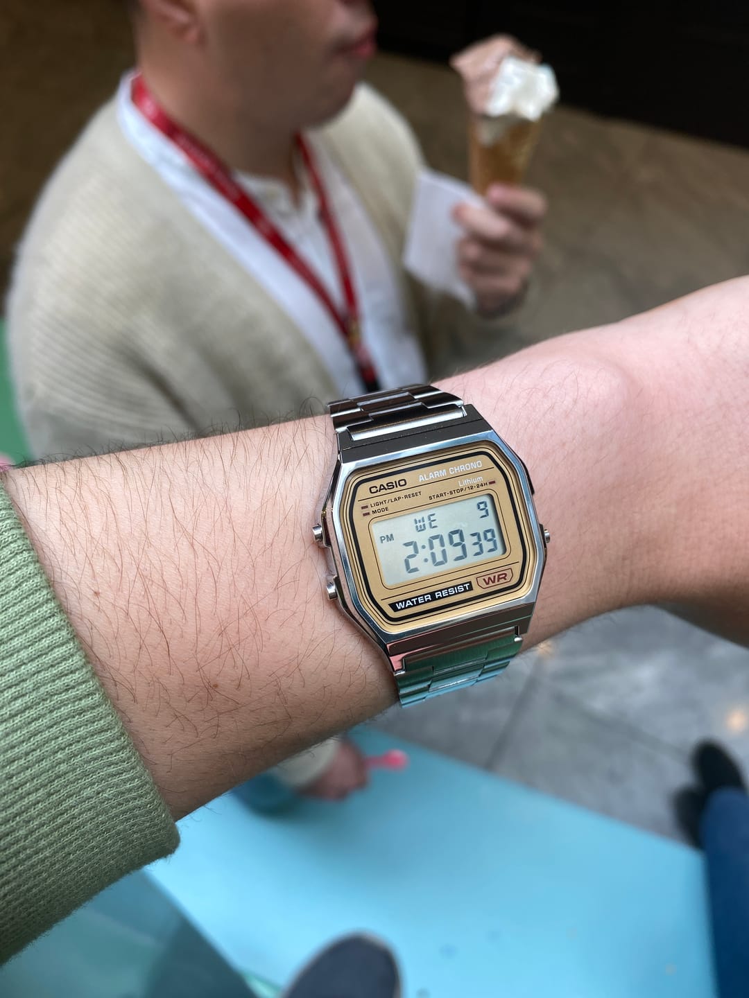 Customer photo review of Reloj Casio Vintage A158WEA-9EF Plateado [EXCLUSIVO]