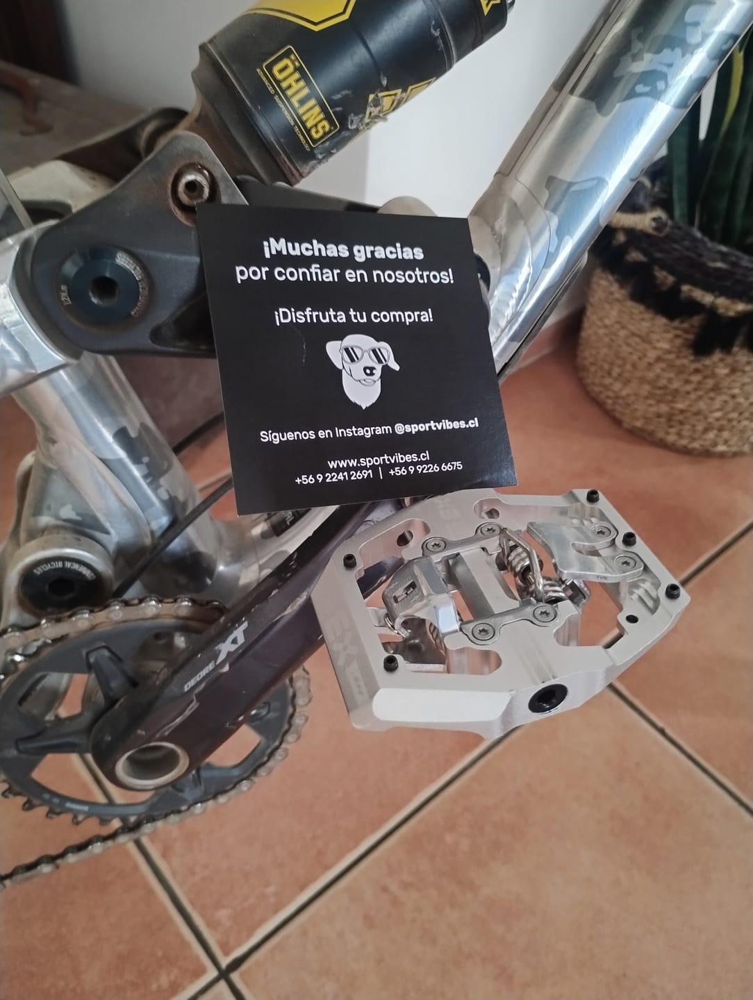 Customer photo review of PEDAL HT CLIP X3 COLORES