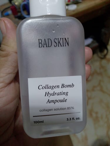 Customer photo review of Bad Skin™ Korean Collagen Bomb Hydrating Ampoule