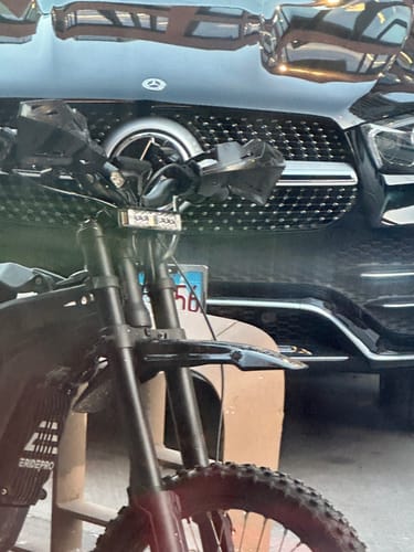 Customer photo review of E Ride Pro LED Headlight Bar