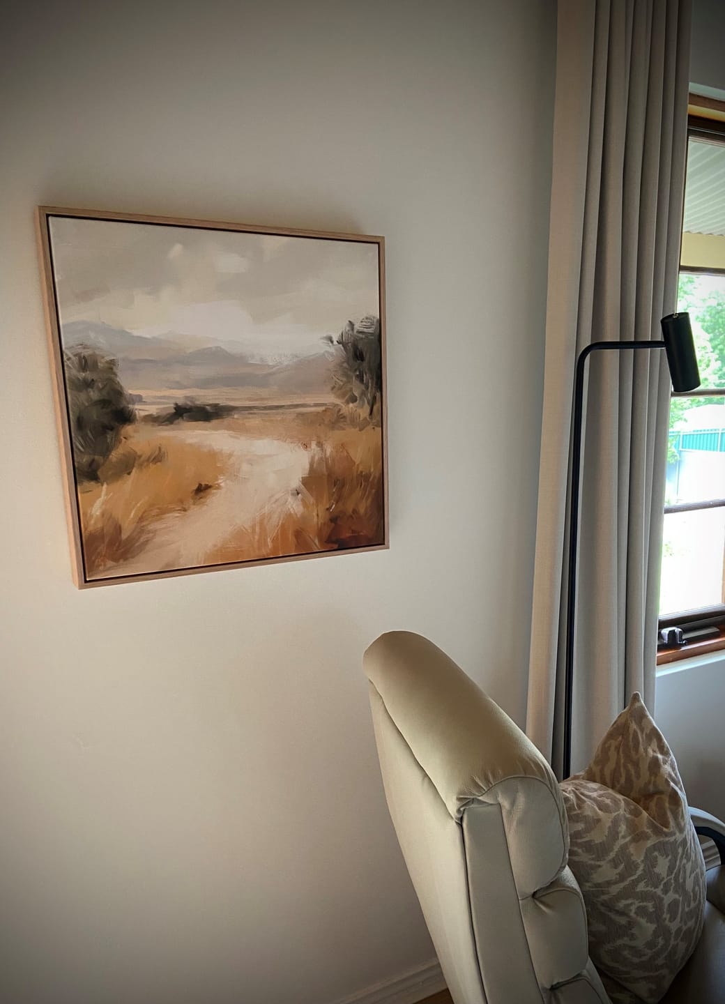 Customer photo review of Landscape in Yellow Ochre , By Danhui Nai