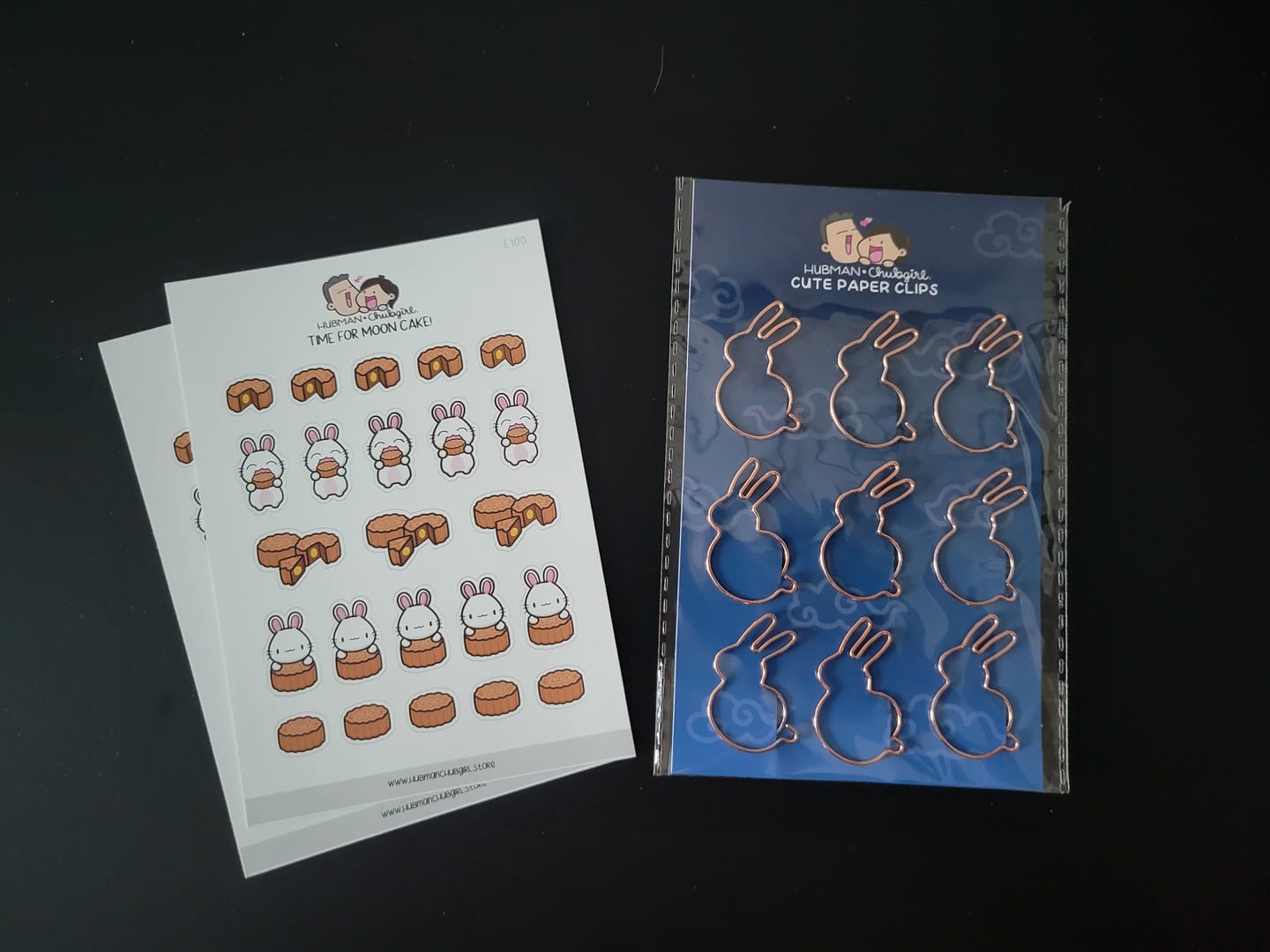 Customer photo review of Time For Moon Cake! Planner Stickers