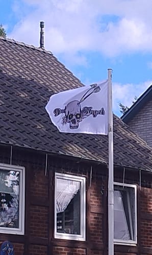 Customer photo review of Fahne inkl. Druck