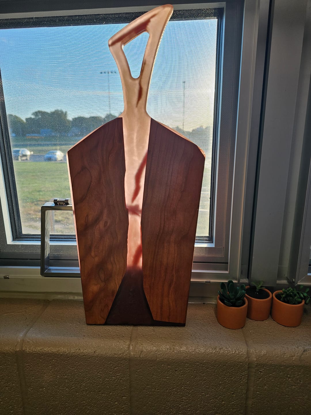 Customer photo review of 22x9.7x1" Aviator Charcuterie Board Silicone Mold - Serving Board Mold