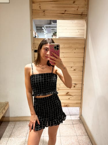 Customer photo review of Top Panal Full Print Black