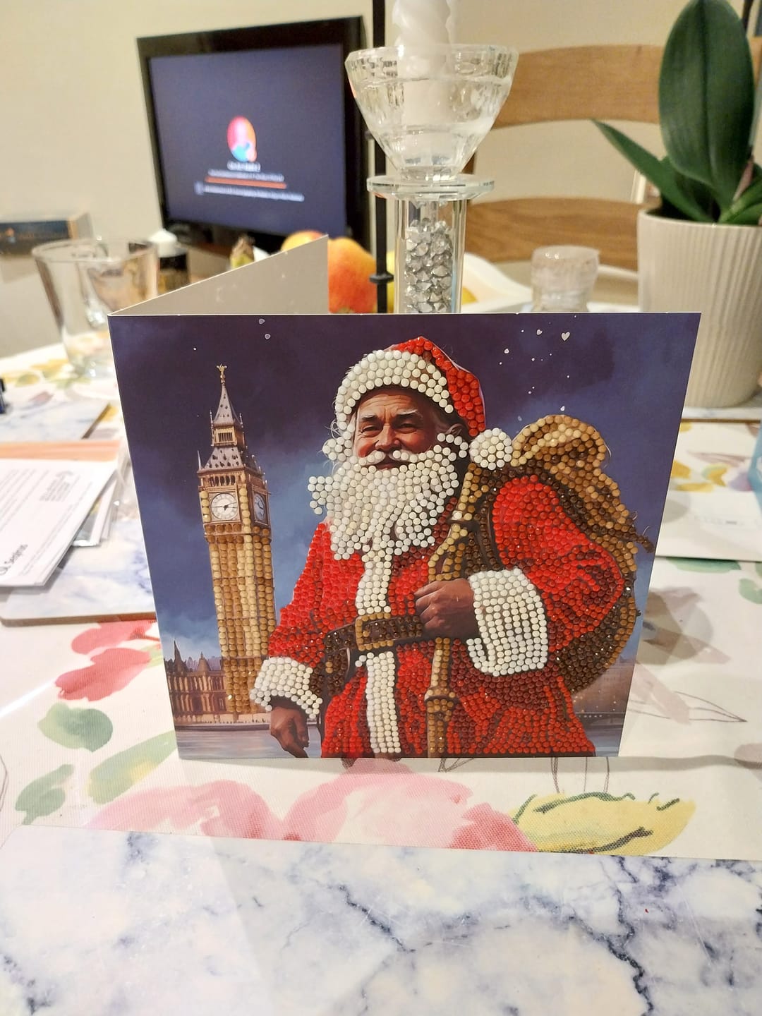 Customer photo review of 2024 Limited Edition "Festive Best of British" Set of 8 Cards