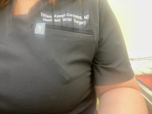 Customer photo review of Tapered MoveTech® Scrub Pants - Women / So Black