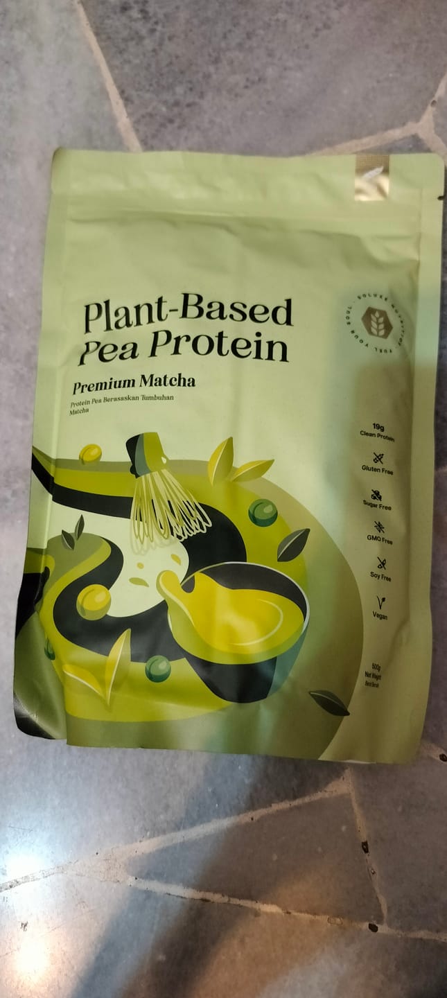 Customer photo review of Pea Protein Isolate - Premium Matcha