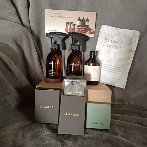 Customer photo review of Kit Vetri: Panno + Sapone Neutro