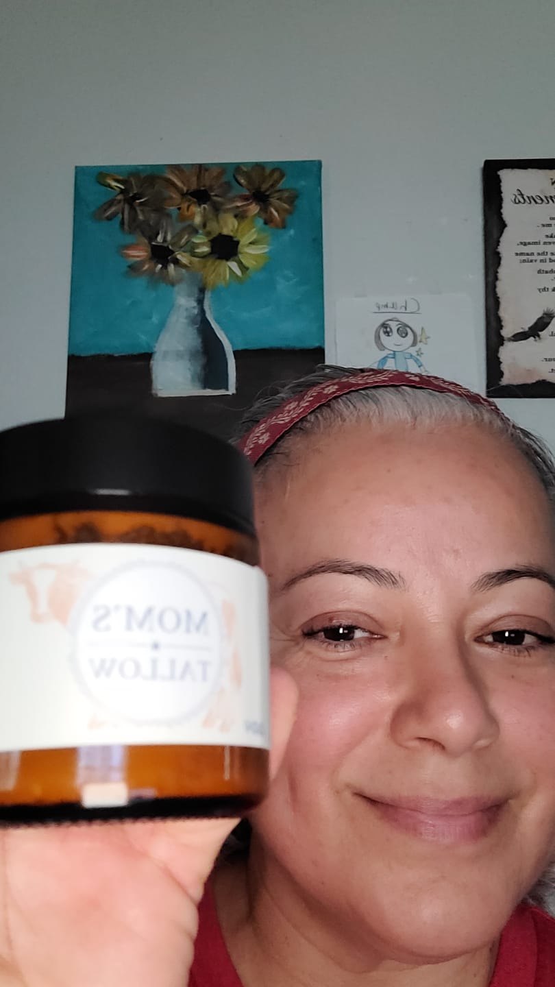 Customer photo review of Mom’s Whipped Tallow Face Cream
