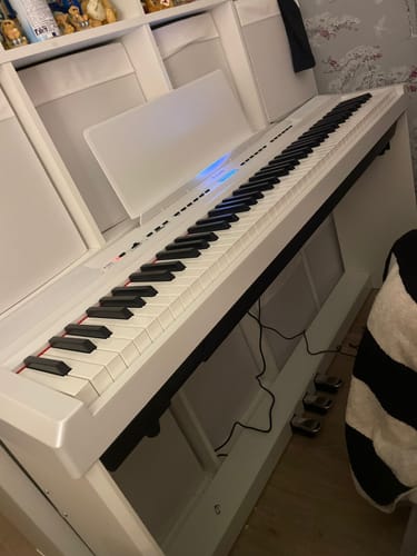 Customer photo review of Donner DEP-20 Portable Keyboard 88-Key Weighted with Stand