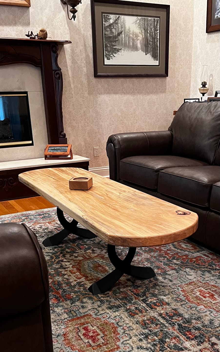 Customer photo review of Bench Legs 108B Curva 16H Modern Steel Furniture Legs