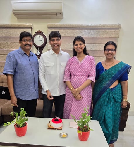 Customer photo review of Pink Frilled Maxi