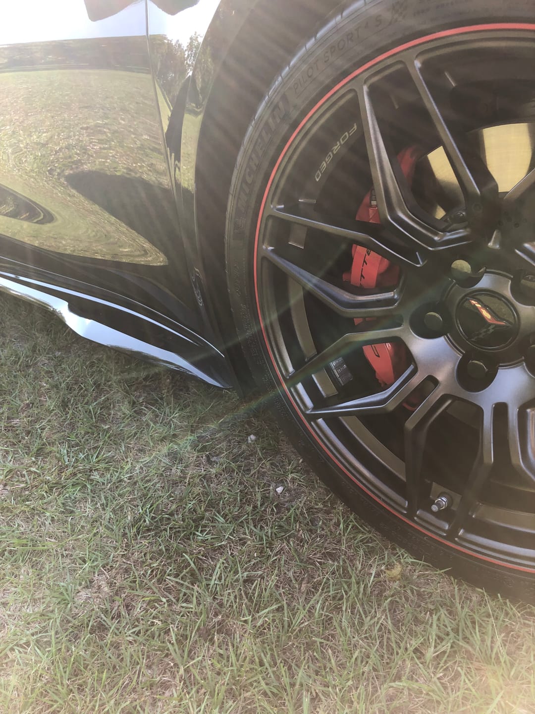 Customer photo review of Chevrolet Corvette C8 Z06 XL Extended Front & Rear Splash Guard