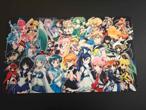 Customer photo review of Custom Playmat (24" x 14")