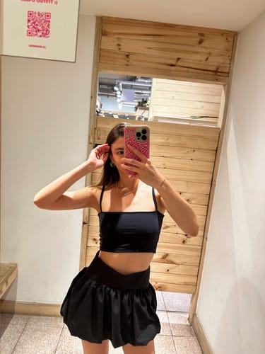 Customer photo review of Pollera Globo Black