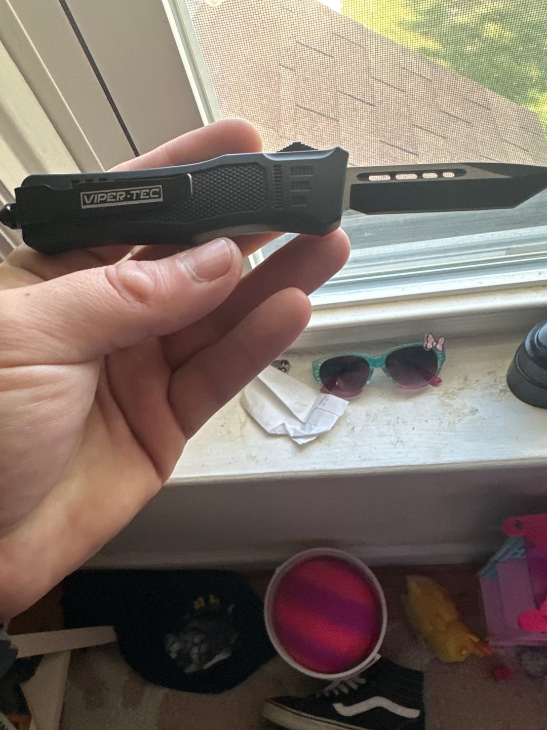 Customer photo review of 50% OFF Small Black Phantom D/A OTF (Multiple Blade Styles Available)