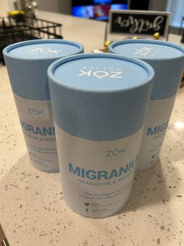 Customer photo review of Migranium - World's First Anti-Migraine Super Formula