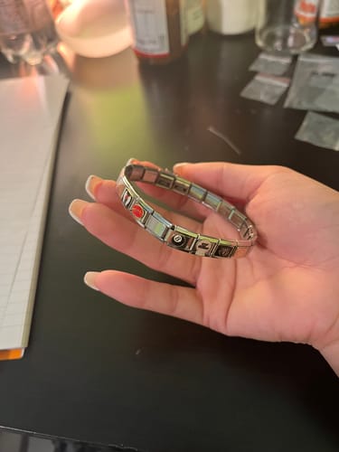 Customer photo review of Original Italian Charm Bracelet